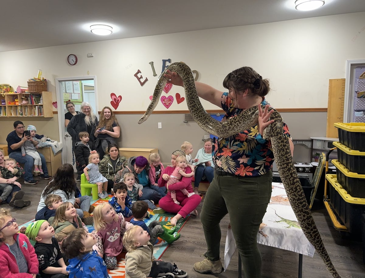Group activities and social learning at childcare center